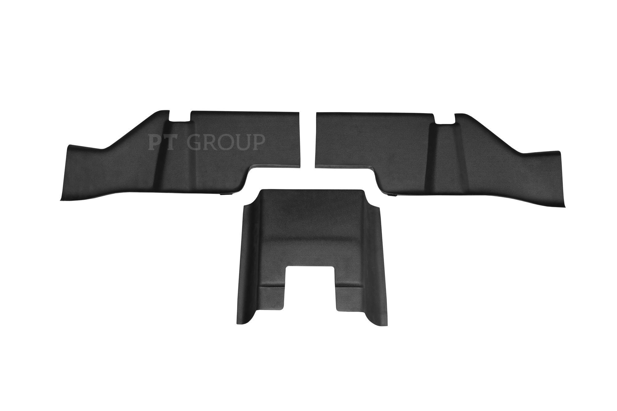 Накладки на ковролин заднего ряда (3 шт) (ABS) RENAULT Duster 2021- от производителя ПТ ГРУПП