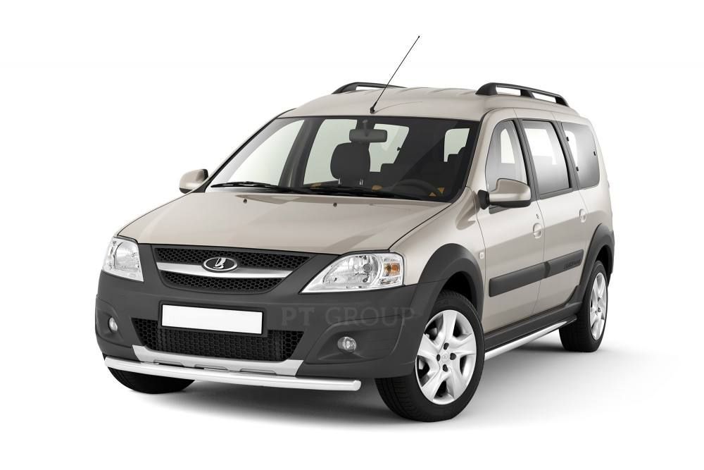 Защита порогов прямая Ø51мм (НПС) LADA Largus Cross 2015- от производителя ПТ ГРУПП