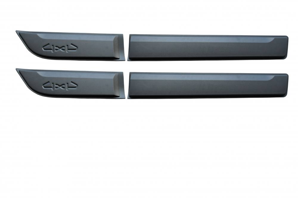 Накладки на двери (молдинги) (4 шт.) (ABS) RENAULT Duster 2021- от производителя ПТ ГРУПП