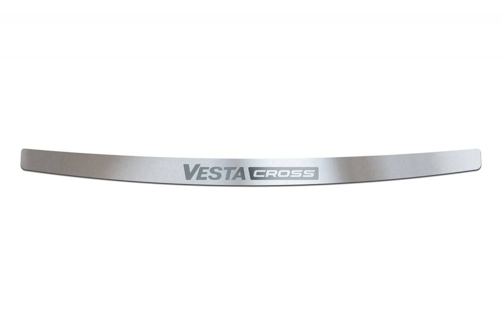 Накладка на задний бампер (НПС) LADA Vesta SW Cross 2017- 2022 на автомобиль от производителя ПТ ГРУПП