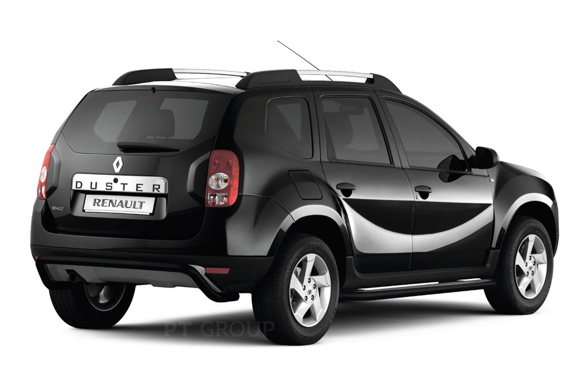 Защита бамперов и порогов Renault Duster