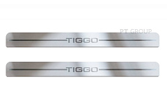 Накладки в проем дверей (4 шт) (НПС) Chery Tiggo 4 2021- на автомобиль от производителя ПТ ГРУПП