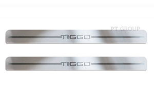 Накладки в проем дверей (4 шт) (НПС) Chery Tiggo 4 2021-