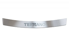 Накладка на задний бампер (НПС) NISSAN Terrano 2014- от производителя ПТ ГРУПП