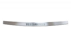 Накладка на задний бампер (НПС) LADA Vesta SW Cross 2017- 2022 на автомобиль от производителя ПТ ГРУПП