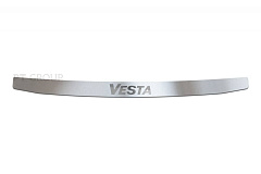 Накладка на задний бампер (НПС) LADA Vesta 2015- на автомобиль от производителя ПТ ГРУПП