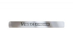 Накладки в проем дверей (4 шт) (НПС) LADA Vesta SW Cross 2017-  на автомобиль от производителя ПТ ГРУПП